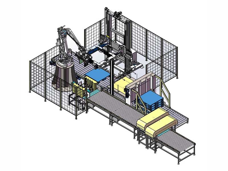 全自動平板紙箱碼垛系統(tǒng)